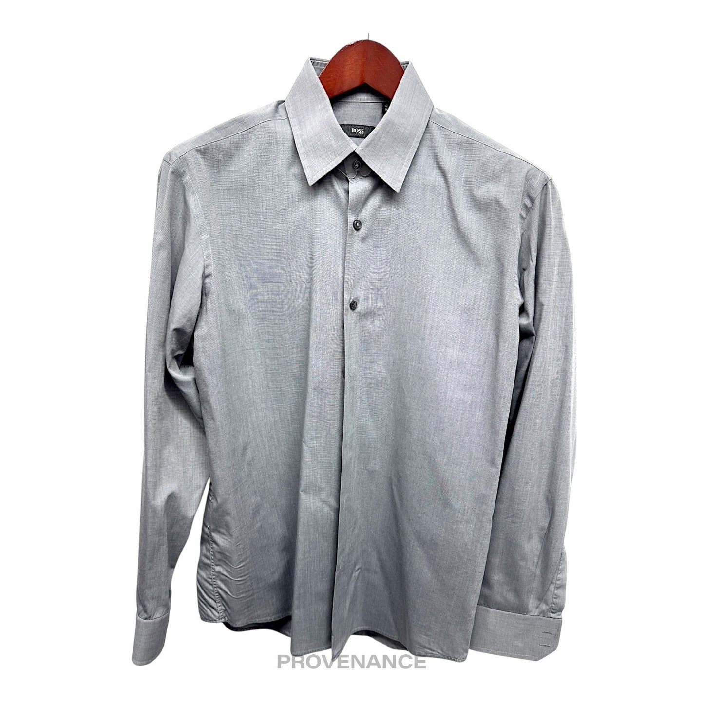 🔴 Boss Button Down Shirt - Grey 41 16