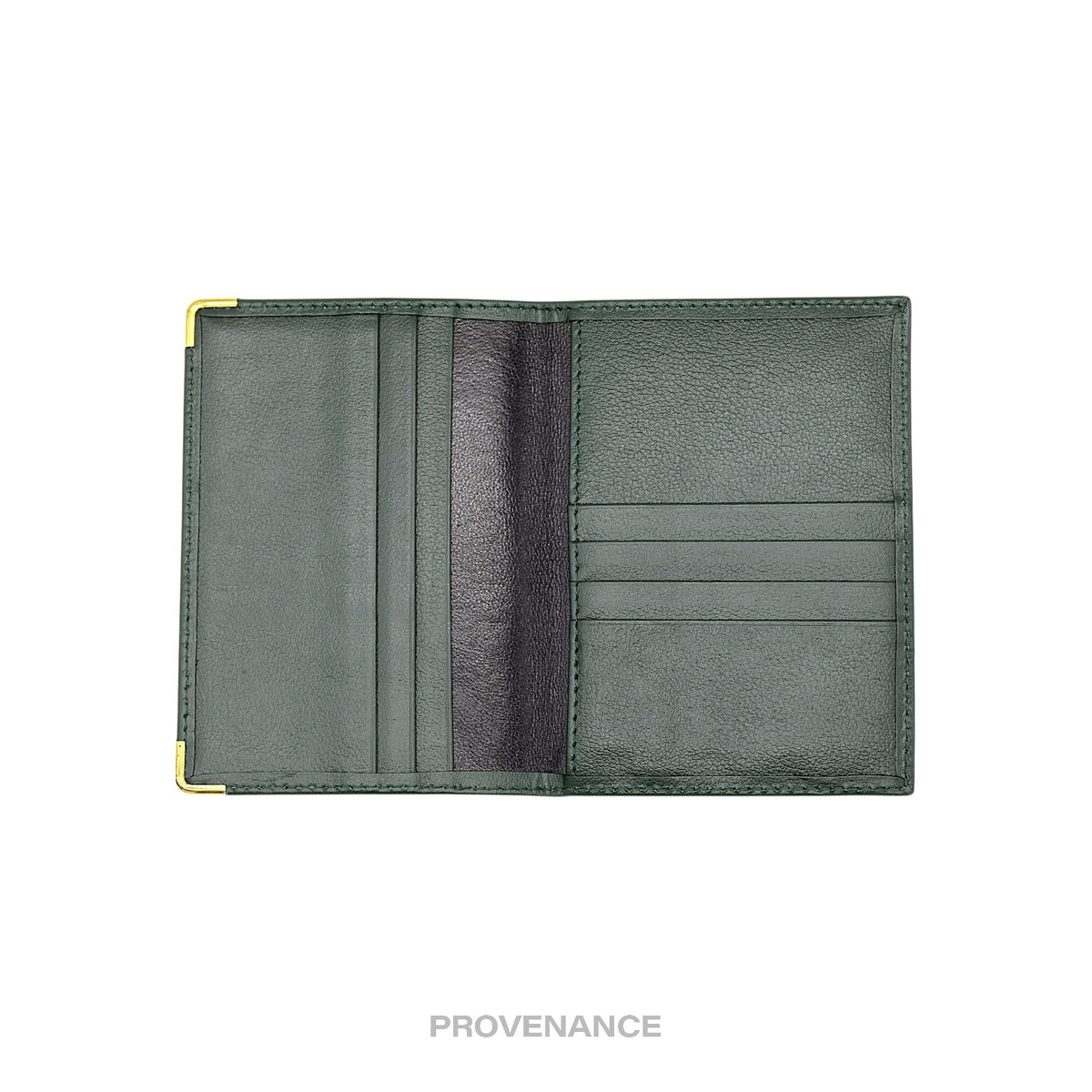 🔴 Rolex Crown Passport Wallet - Forest Green Leather R