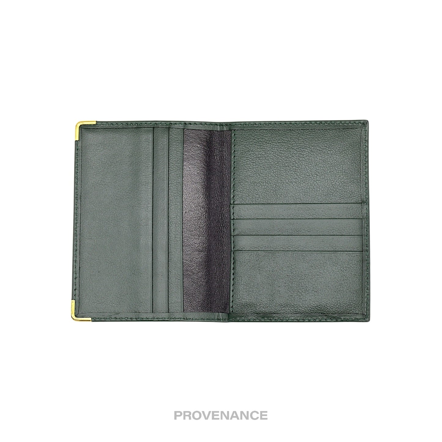 🔴 Rolex Crown Passport Wallet - Forest Green Leather R