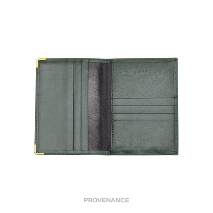 🔴 Rolex Crown Passport Wallet - Forest Green Leather R