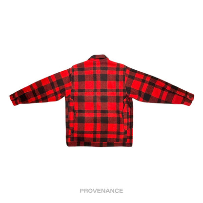 🔴 Filson Mackinaw Wool Cruiser Jacket - Red/Black Plaid 44