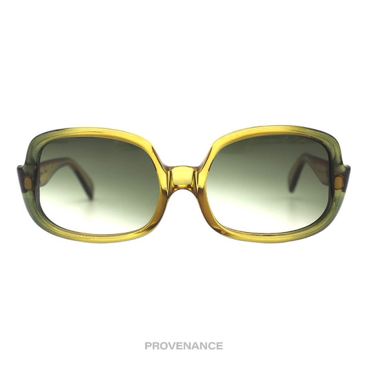🔴 Christian Dior Optyl Vintage Sunglasses - Green Yellow