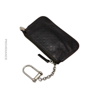 🔴 Gucci Key Pouch Cles - Chocolate Diamante Leather