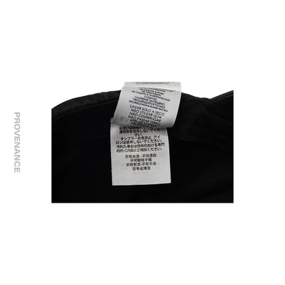 🔴 Balenciaga Embroidered Rainbow Logo Cap - Washed Black