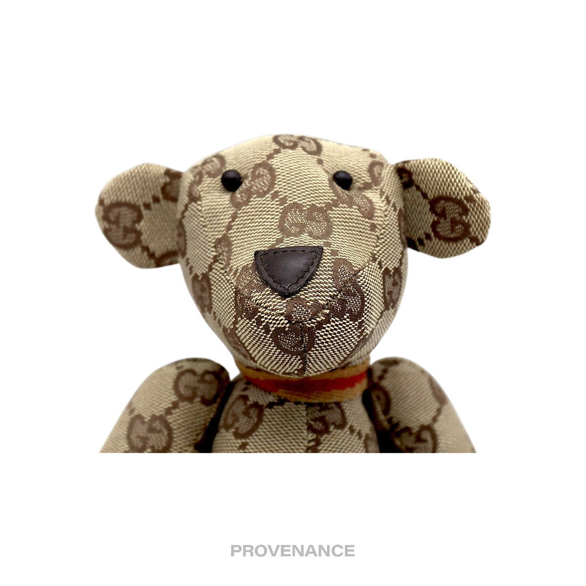 🔴 Gucci Teddy Bear - GG Canvas Tan
