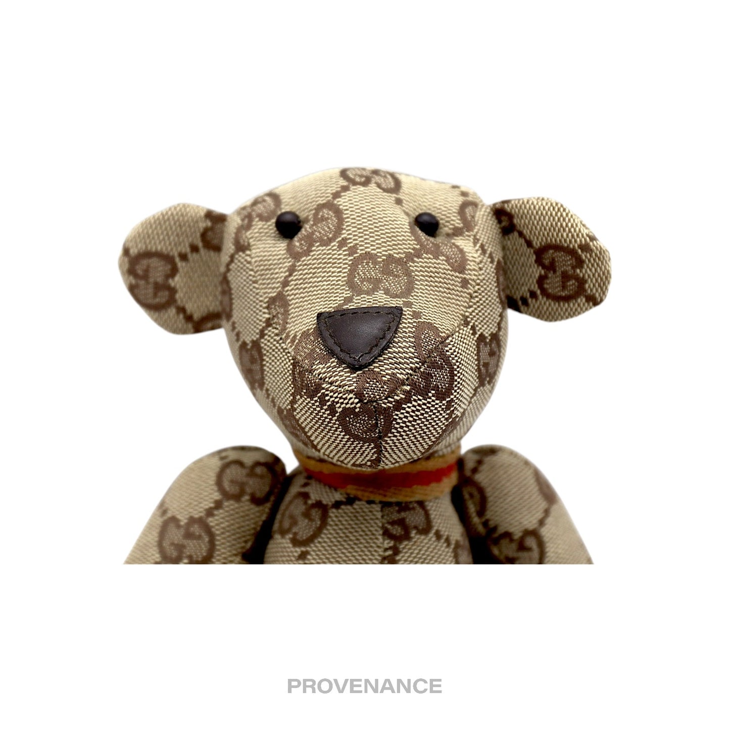 🔴 Gucci Teddy Bear - GG Canvas Tan