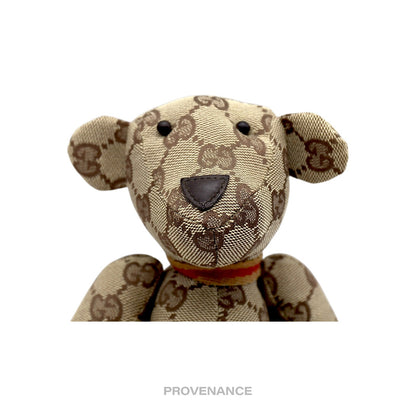 🔴 Gucci Teddy Bear - GG Canvas Tan