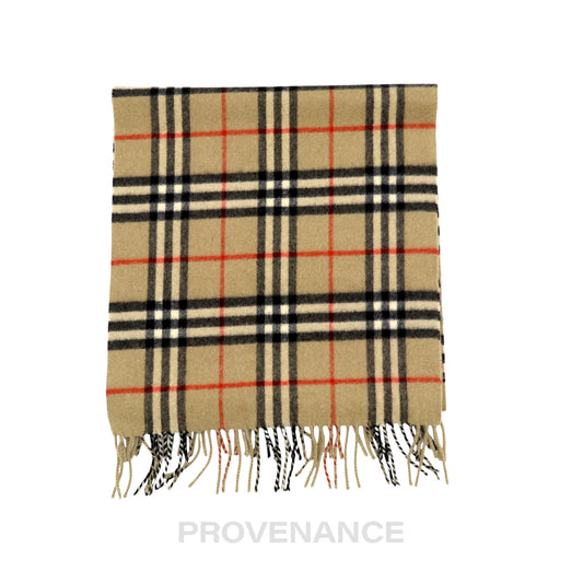 🔴 Burberry Scarf - PURE CASHMERE Nova Check