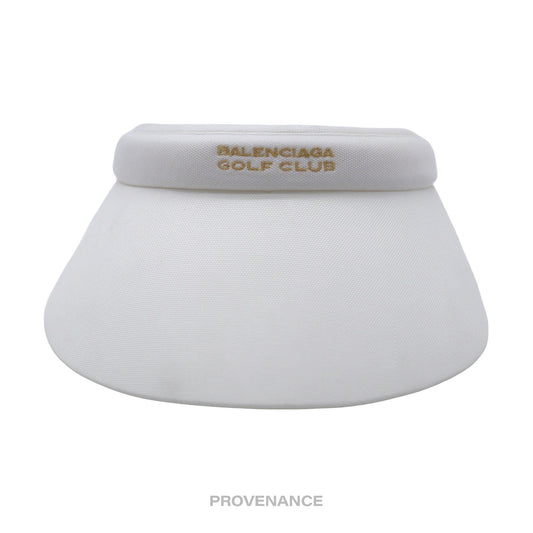 🔴 Balenciaga Golf Club Visor - White