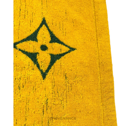 🔴 Louis Vuitton Beach Towel - BRAZIL 500 ANOS Monogram