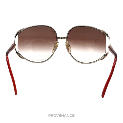 🔴 Christian Dior Optyl Vintage Sunglasses 2250 - Red