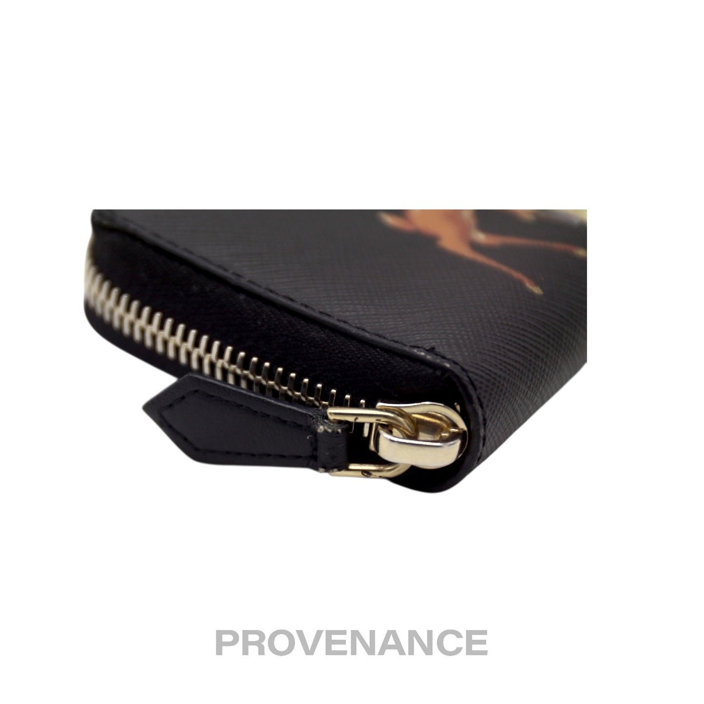 🔴 Givenchy Bambi Zip Card Wallet - Black