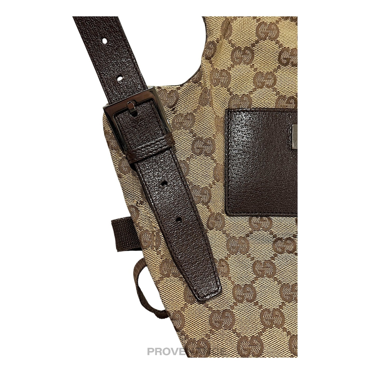 🔴 Gucci Baby Carrier - GG Canvas Monogram Brown