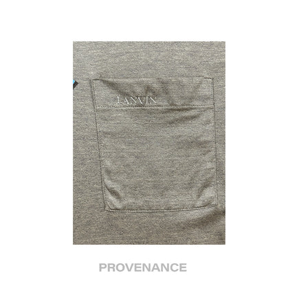 🔴 Lanvin Logo Polo Shirt - Khaki