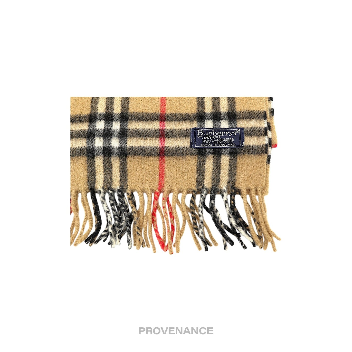 🔴 Burberry Scarf - "Burberrys" Nova Check Cashmere