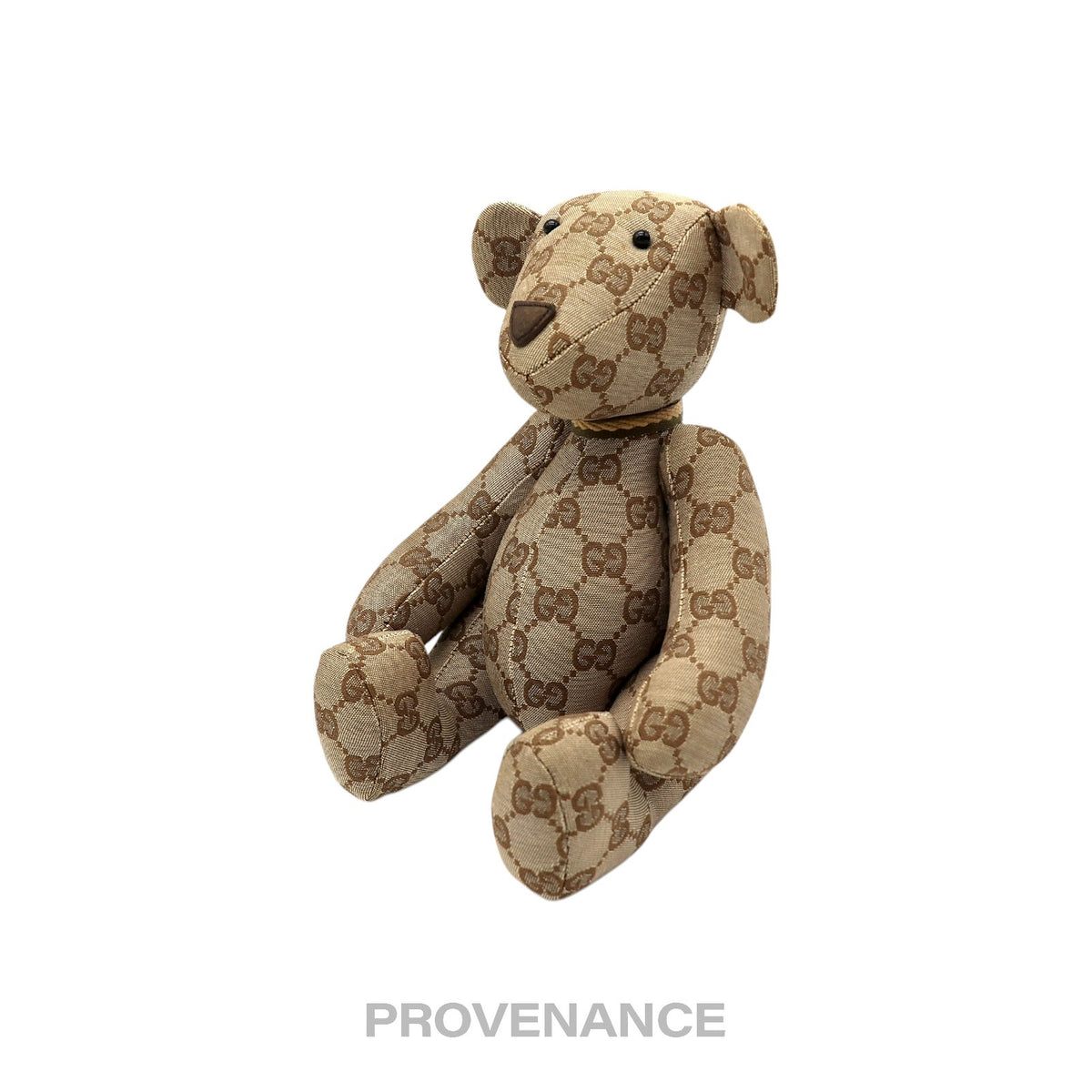 🔴 Gucci Teddy Bear - GG Canvas Tan