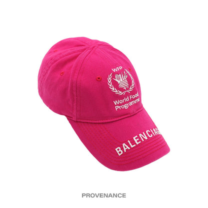 🔴 Balenciaga WFP World Food Programme Cap - Pink