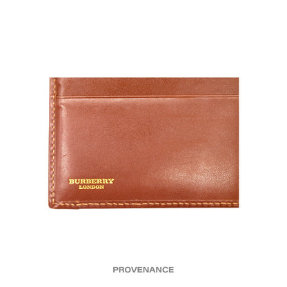 🔴 Burberry 10CC Bifold Wallet - Brown Nova Check