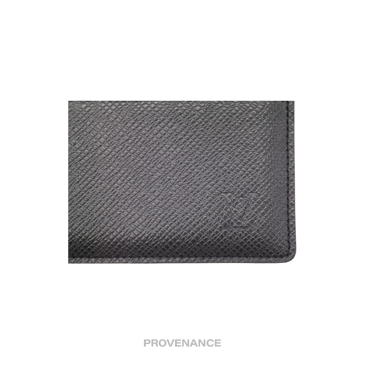 🔴 Louis Vuitton Card Wallet - Taiga Ardoise Leather
