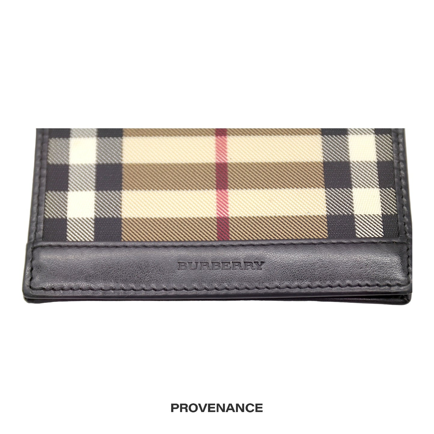 🔴 Burberry ID Pocket Organizer Wallet - Nova Check