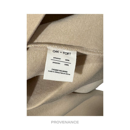 🔴 OAK + FORT Structured Bomber Jacket - Beige S