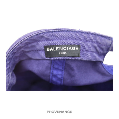 🔴 Balenciaga Campaign Cap - Washed Blue