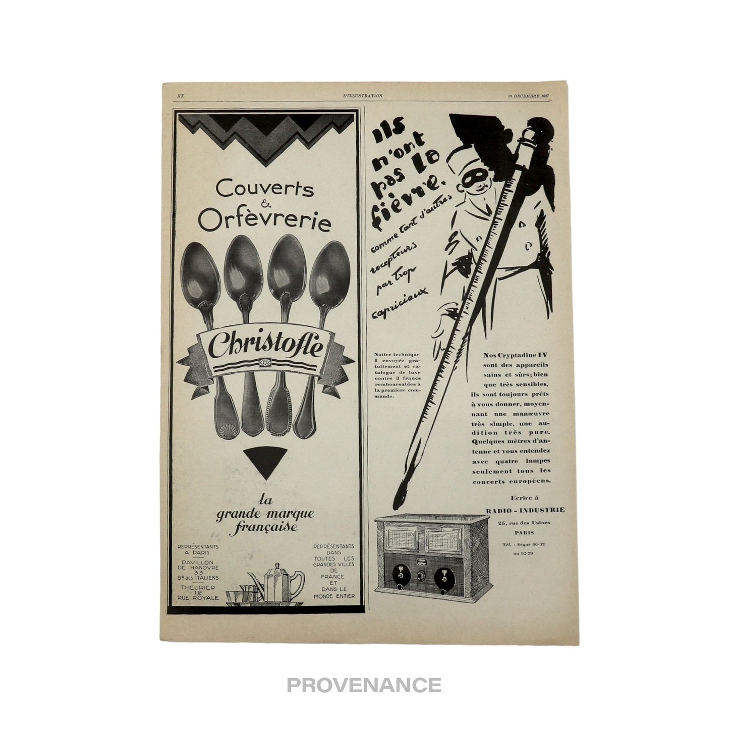 🔴 Hermes Antique Vintage Newsprint Ad - Happy Sporting Year