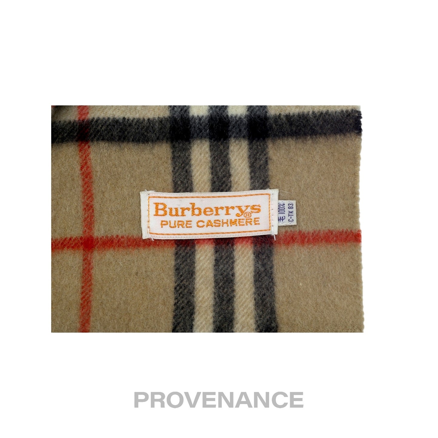 🔴 Burberry Scarf - PURE CASHMERE Nova Check