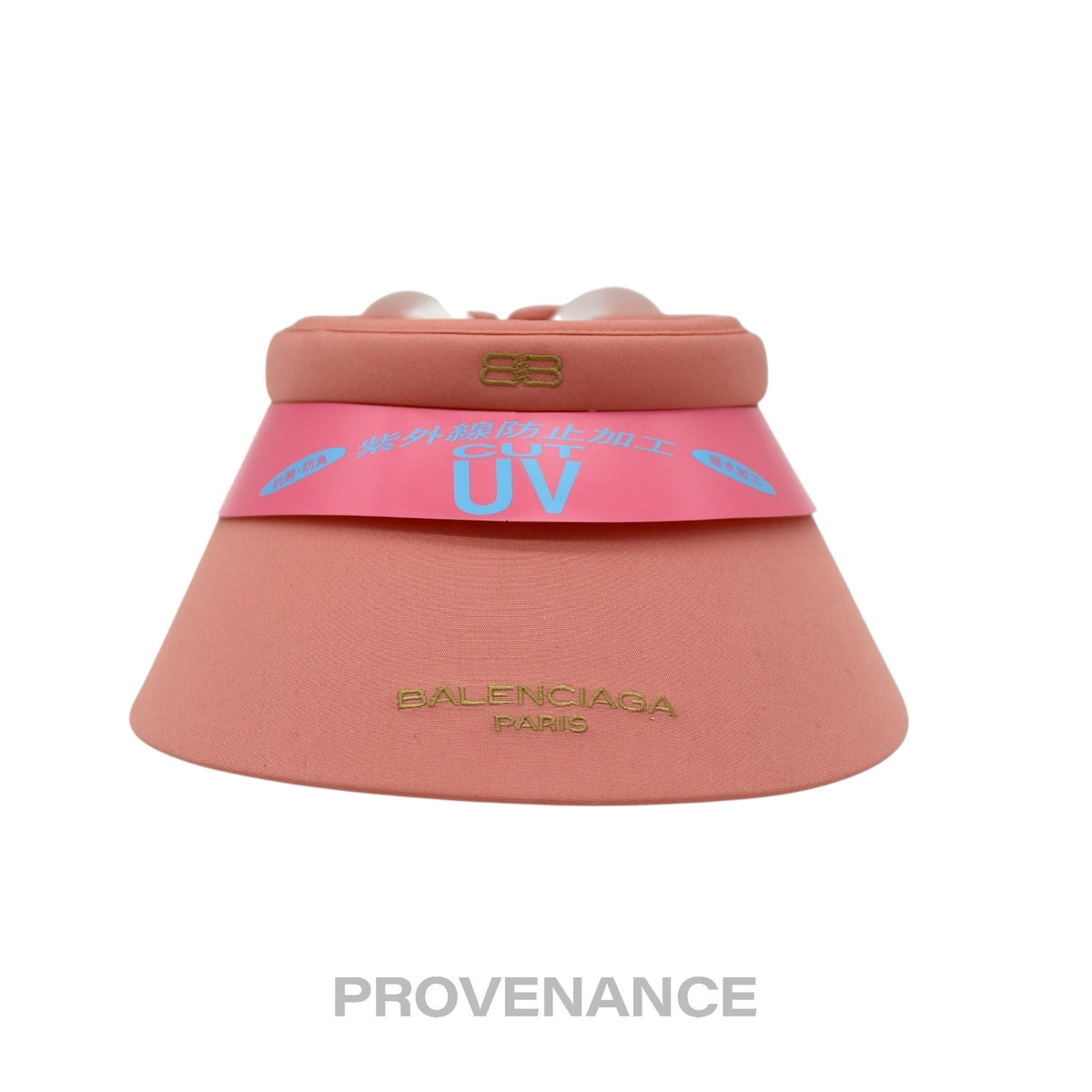🔴 Balenciaga BB Logo Visor - Powder Pink