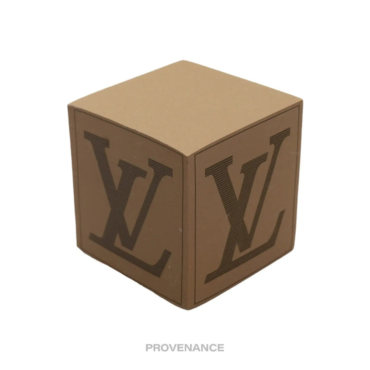 🔴 Louis Vuitton Monogram Desk Sticky Note Pad - Brown