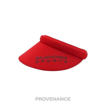 🔴 Balenciaga Sports Visor - Red green