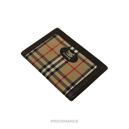 🔴 Burberry ID Card Wallet - Nova Check