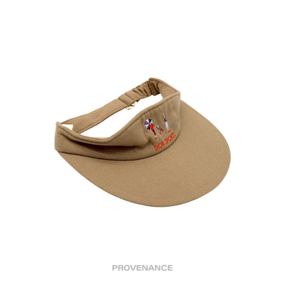 🔴 Dior Sports Golf Embroidered Visor - Sand