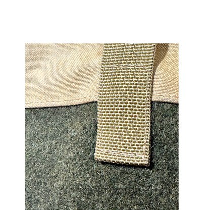 🔴 Filson Tin Cloth & Mackinaw Wool Tote Bag Tan Olive