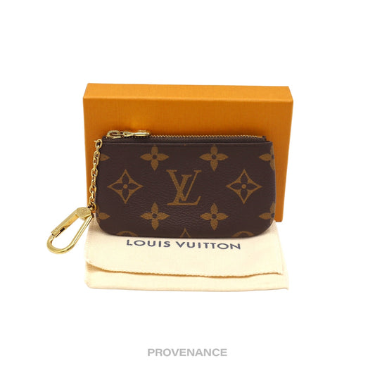 🔴 Louis Vuitton Key Pouch Cles -  Monogram