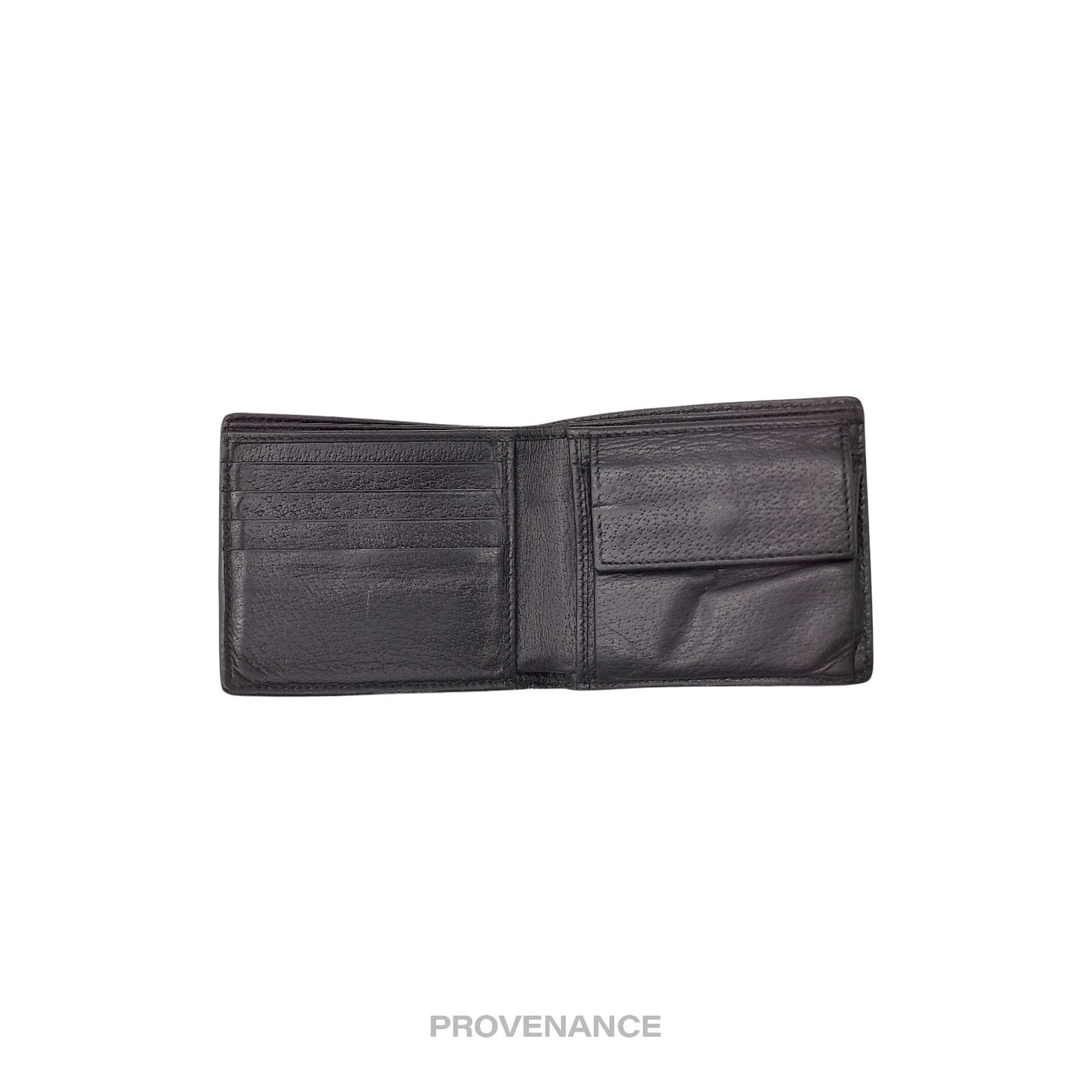 🔴 Gucci GG Marmont Bifold Wallet - Black Leather