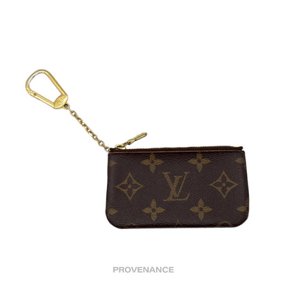 🔴 Louis Vuitton Key Pouch Cles -  Monogram
