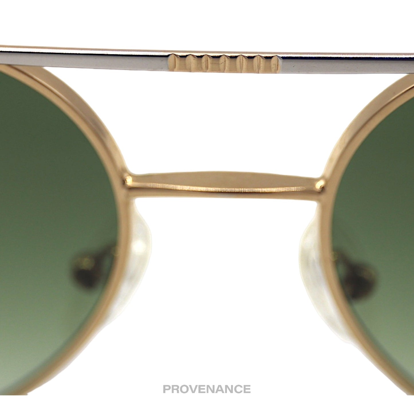 🔴 Bugatti Vintage 64319 Sunglasses - Gold/Green