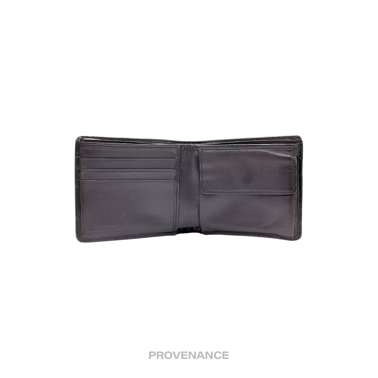 🔴 Burberry Bifold Wallet -  London Check Black Charcoal