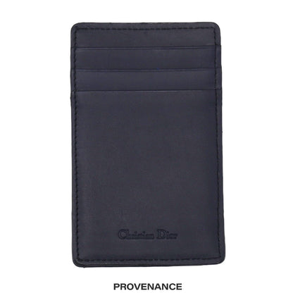 🔴 Dior Trotter Card Holder Wallet - Monogram Navy