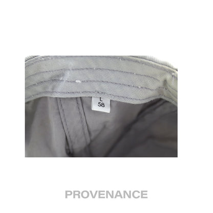 🔴  Balenciaga Embroidered Logo Cap - Grey