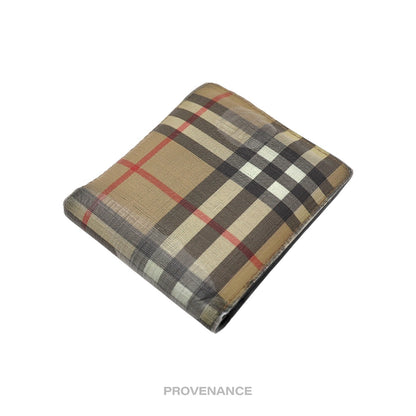 🔴 Burberry Bifold Wallet - Nova Check Black