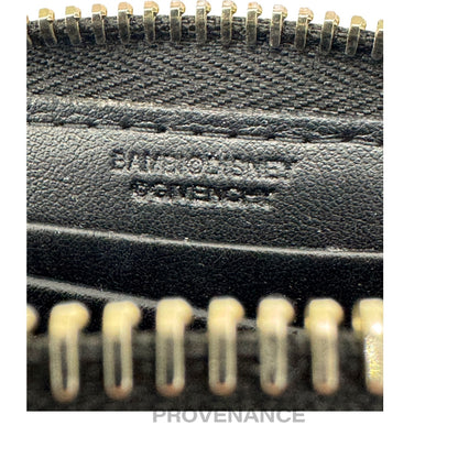 🔴 Givenchy Bambi Zip Card Wallet - Black