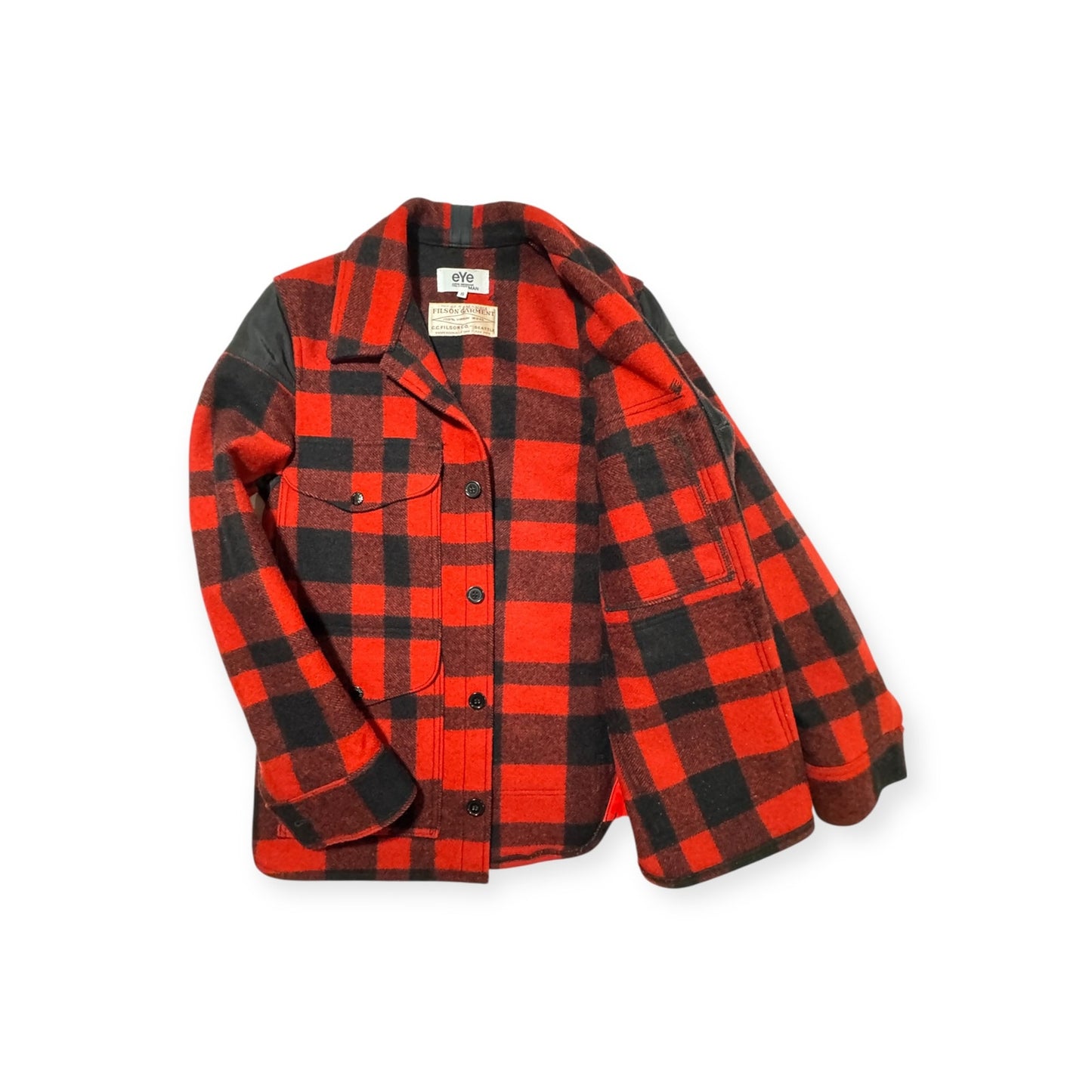🔴 Junya Watanabe eYe CdG x Filson Mackinaw Cruiser S Wool