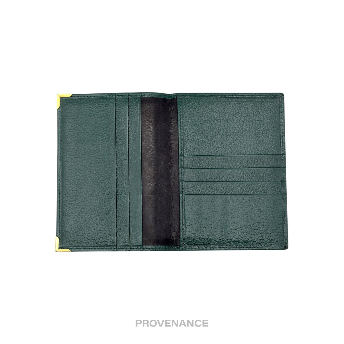 🔴 Rolex Crown Passport Wallet - Forest Green Leather