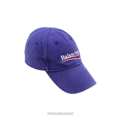 🔴 Balenciaga Political Campaign Cap Hat - Washed Blue