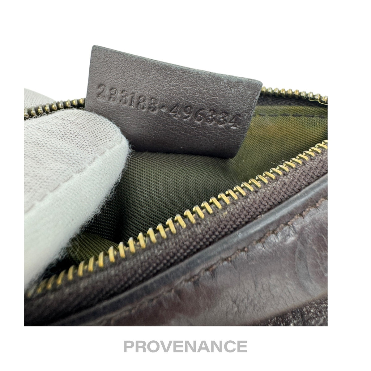 🔴 Gucci Key Pouch Cles - Chocolate Guccissima Leather