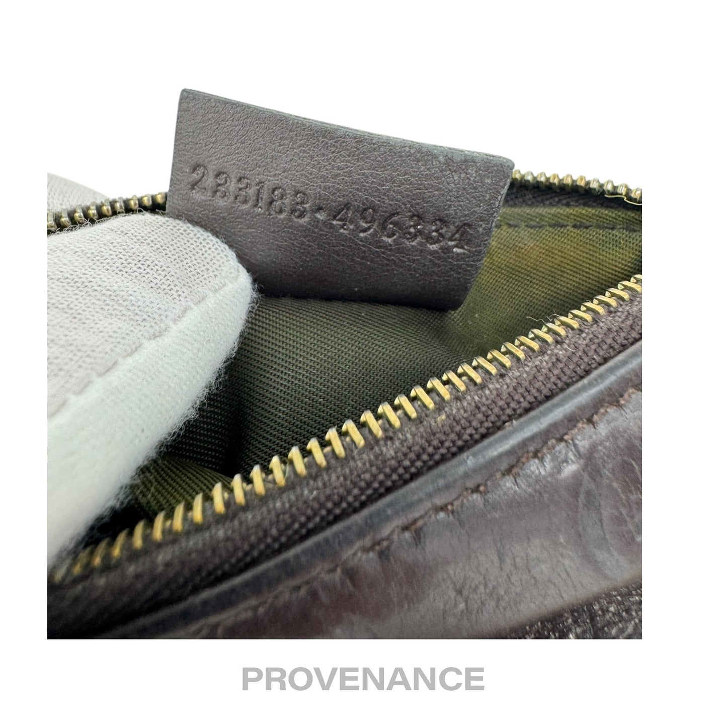 🔴 Gucci Key Pouch Cles - Chocolate Guccissima Leather