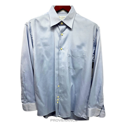 🔴 J. P. Tilford x Harry Rosen Shirt - Blue Twill 16/33