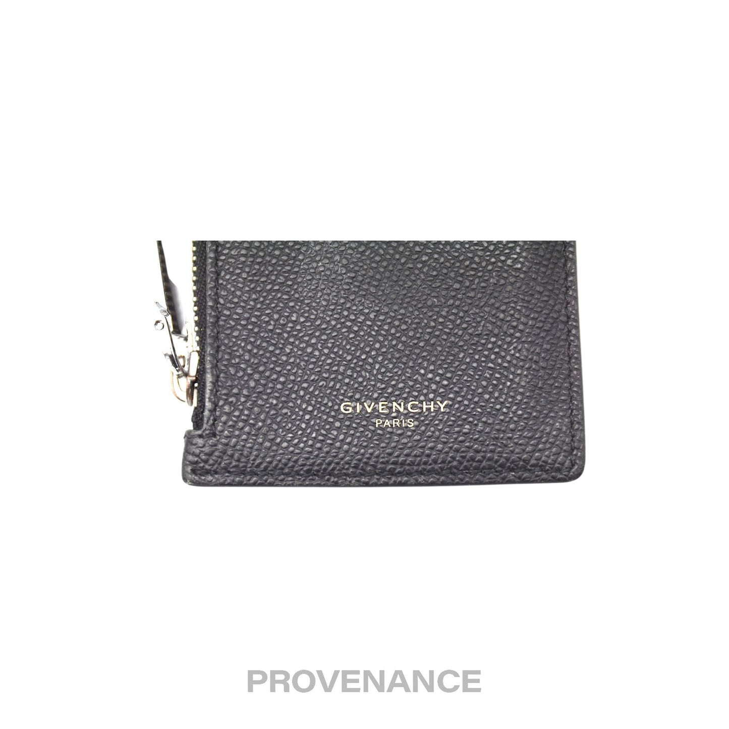 🔴 Givenchy Vertical Card Holder Wallet - Black Yellow